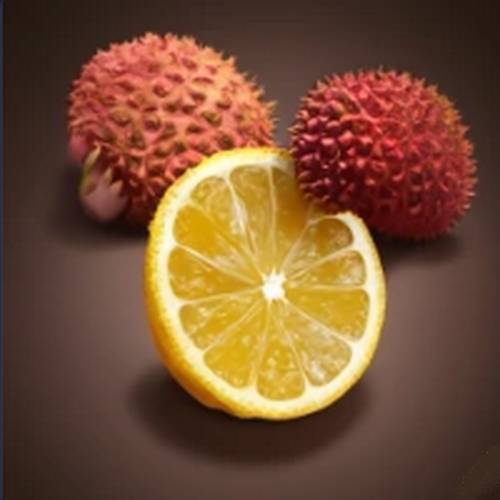 just amzing image, lychee and lemon